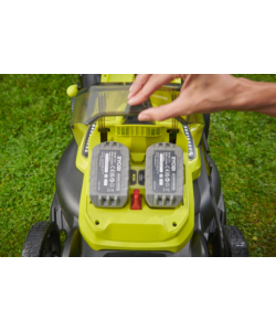 TAGLIAERBA A BATTERIA RYOBI "RY18LMX40C-240" TAGLIO 40 CM 18V, DUE BATTERIE 4.0AH INCLUSE